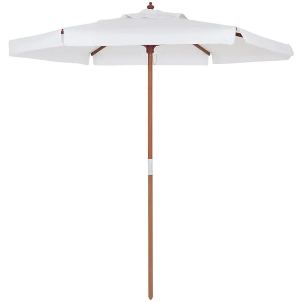 Ombrellone Itapema Bagum Haste de Madeira 2,00m Branco 201601 Bel Fix-4b1d8728-c92c-4b59-8324-68c25940f647