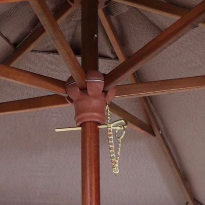 Ombrellone Itapema Bagum Haste de Madeira 2,00m Marrom 201612 Bel Fix-ecb03390-0cfd-4ec1-a570-9dc115e13dd6