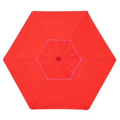 Ombrellone Itapema Bagum Haste de Madeira 2,00m Vermelho 201604 Bel Fix-9064149e-c219-48ee-a8ef-875a400e55b9