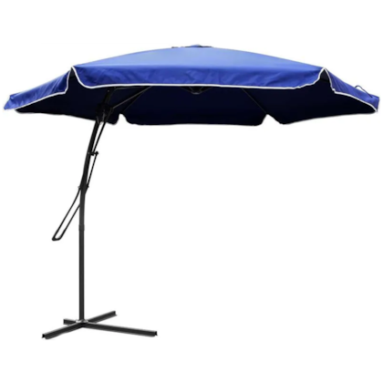 Ombrellone Lateral Suspenso Regulável com Alavanca 3,0m Azul 331340 Kala-68c4c684-02be-4c51-823c-f0f5e32d713d