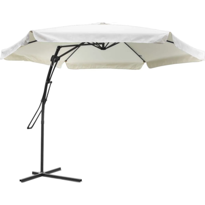 Ombrellone Lateral Suspenso Regulável com Alavanca 3,0m Bege 333521 Kala-62c7ba29-3465-4e93-98e0-234a6caa1236