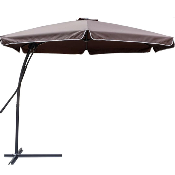 Ombrellone Lateral Suspenso Regulável com Alavanca 3,0m Marrom 331332 Kala-d806a0c0-4020-4a28-b9c2-ab0d7c332d08