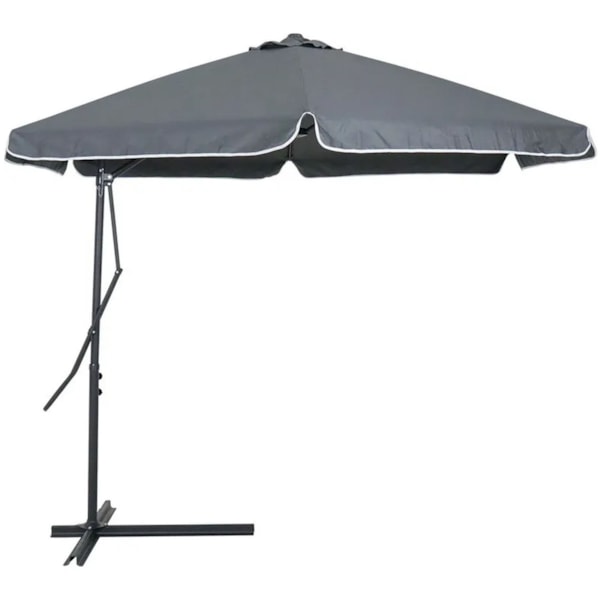 Ombrellone Oslo Suspenso Regulável com Alavanca 3,00m Cinza 820800 Bel Fix-2c7a2288-a89c-4e28-bd4c-8b3d11cf639a