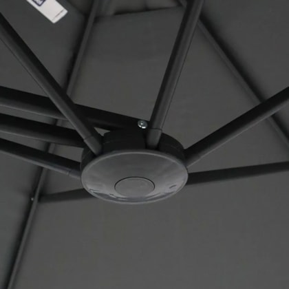 Ombrellone Oslo Suspenso Regulável com Alavanca 3,00m Cinza 820800 Bel Fix-a14b445a-65ac-44c3-b272-93d698dac374