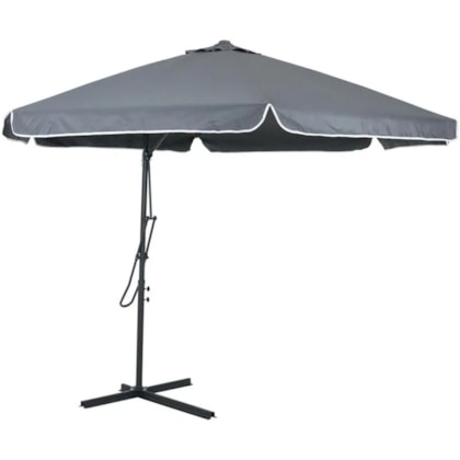 Ombrellone Oslo Suspenso Regulável com Alavanca 3,00m Cinza 820800 Bel Fix-abbba787-08db-4521-86ae-4a3b1d0fcb03