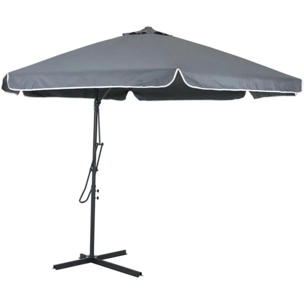Ombrellone Oslo Suspenso Regulável com Alavanca 3,00m Cinza 820800 Bel Fix-a2f8b0b9-e309-4f96-a7e5-1f3b6a624789