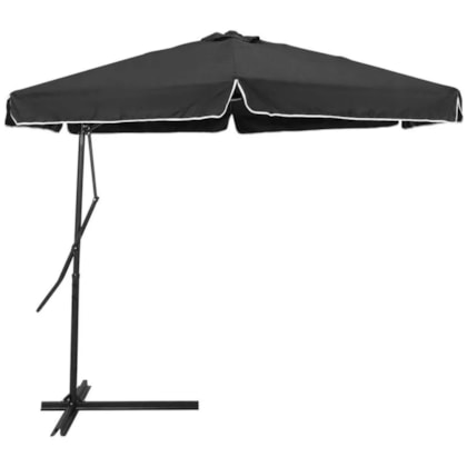 Ombrellone Oslo Suspenso Regulável com Alavanca 3,00m Preto 820700 Bel Fix-bd1fc367-0a6c-44b0-93c7-f26899e7afa3
