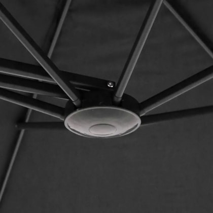 Ombrellone Oslo Suspenso Regulável com Alavanca 3,00m Preto 820700 Bel Fix-be3f4fd8-d70c-400a-924d-fd1731a998d6