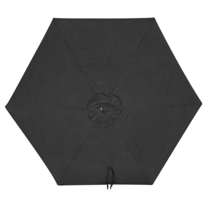 Ombrellone Oslo Suspenso Regulável com Alavanca 3,00m Preto 820700 Bel Fix-749c8db3-2f6c-4d8f-9e6d-48e90d587c39