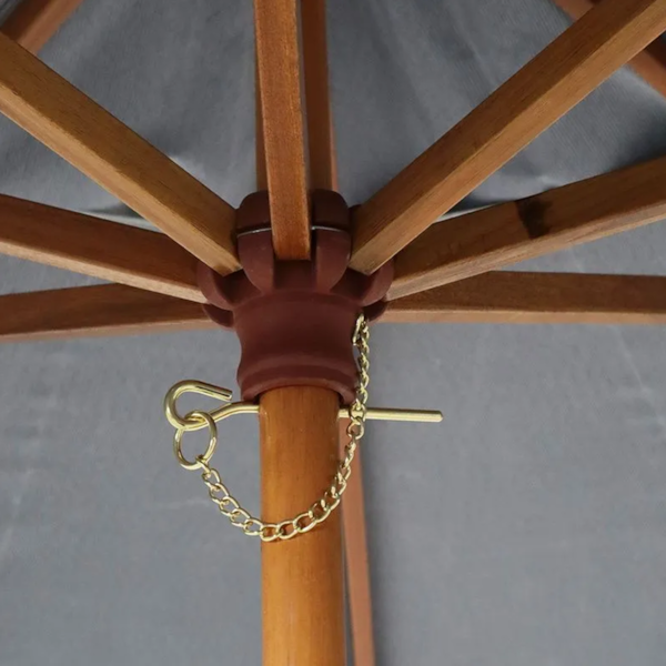 Ombrellone Positano Bagum Haste de Madeira 2,40m Azul 240802 Bel Fix-2e38b4d9-cf0b-41c0-b169-8164a81b4e2c