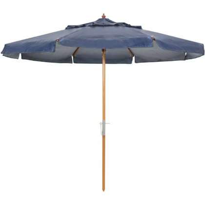 Ombrellone Positano Bagum Haste de Madeira 2,40m Azul 240802 Bel Fix-e4bea867-d51e-465f-8d5f-142f15de8d12
