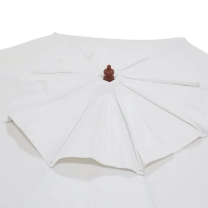Ombrellone Positano Bagum Haste de Madeira 2,40m Branco 240801 Bel Fix-9b64d1df-2ed2-44b4-b908-f336a3272090