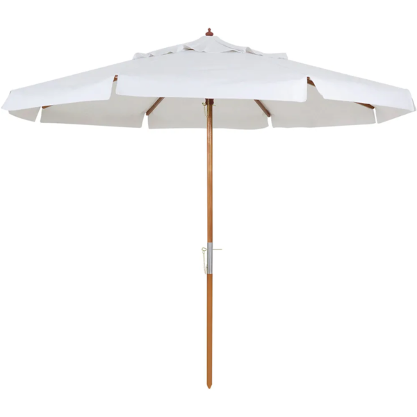 Ombrellone Positano Bagum Haste de Madeira 2,40m Branco 240801 Bel Fix-9a68e4f7-3cd0-4e7c-a5b9-74e0becd54b8