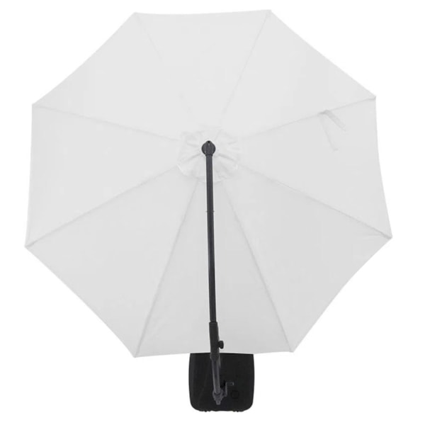 Ombrellone Suspenso Giratório 360° Búzios 3,0m Branco C/Base 50 Lts 891001 Bel-b405e3d8-2bf0-455c-a110-81a12ebec69b