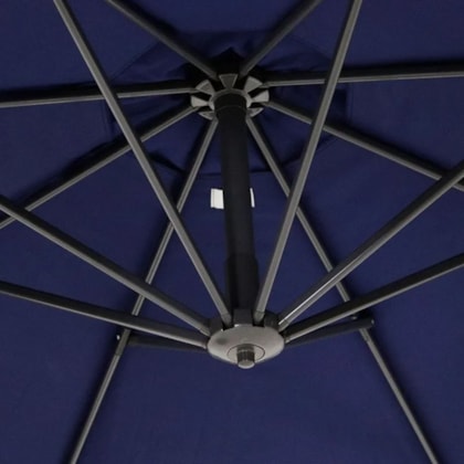 Ombrellone Suspenso Giratório 360° Búzios 3m Azul C/Base 50 Lts 891002 Bel-f8dd98d0-b870-456d-814c-0775b19a8527