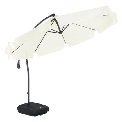 Ombrellone Suspenso Giratório 360° Búzios 3m Bege C/Base 50 Lts 891006 Bel-e9c7470c-2395-4223-9829-4e4e72495fbd