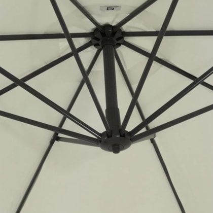 Ombrellone Suspenso Giratório 360° Búzios 3m Bege C/Base 50 Lts 891006 Bel-208bfbc6-537a-4a66-99ed-12720ce21856