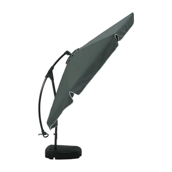 Ombrellone Suspenso Giratório 360° Búzios 3m Cinza C/Base 50 Lts 891008 Bel-f8633744-52d3-4b6a-8ee9-df77ca4e60a0