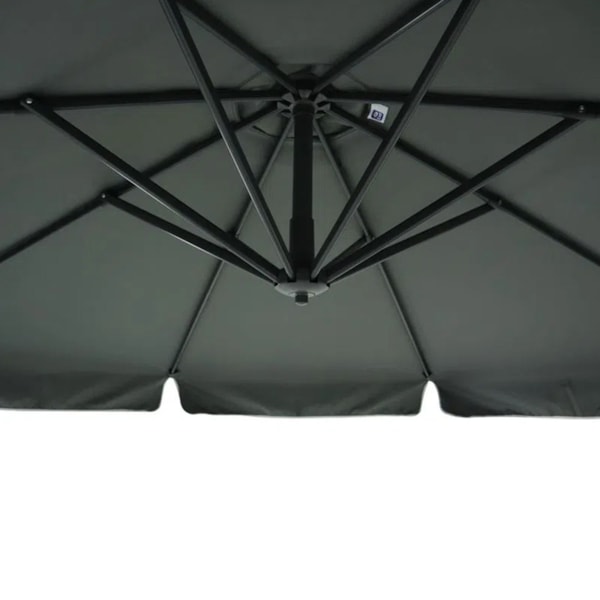 Ombrellone Suspenso Giratório 360° Búzios 3m Cinza C/Base 50 Lts 891008 Bel-a280b0b3-1560-4613-9b22-9a20ec6c2d33