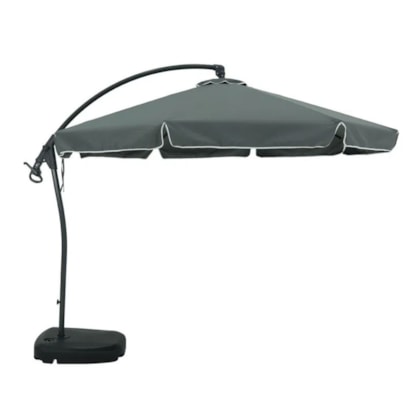 Ombrellone Suspenso Giratório 360° Búzios 3m Cinza C/Base 50 Lts 891008 Bel-34e3f405-a67e-4e7b-bd18-47c999d8958a