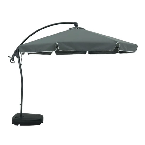 Ombrellone Suspenso Giratório 360° Búzios 3m Cinza C/Base 50 Lts 891008 Bel-f316a94b-2c3b-41f3-97ff-e72d92f3e1b4