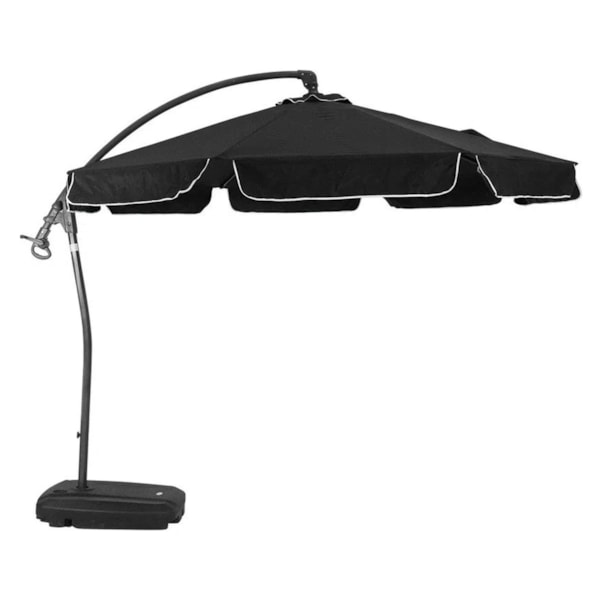 Ombrellone Suspenso Giratório 360° Búzios 3m Preto C/Base 50 Lts 891007 Bel-09a783a2-ec05-4585-872c-1a8328afd437