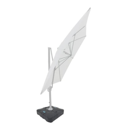 Ombrellone Suspenso Ravello Alumínio 3x4m Branco + Base de 100 Litros C/Rodas 892201 Bel-d2bc4c41-40d7-4080-ba45-0f1ed87fba2e