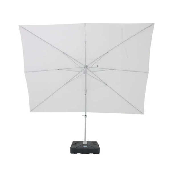 Ombrellone Suspenso Ravello Alumínio 3x4m Branco + Base de 100 Litros C/Rodas 892201 Bel-74164678-eacc-463c-ad72-0a9e892c46b9