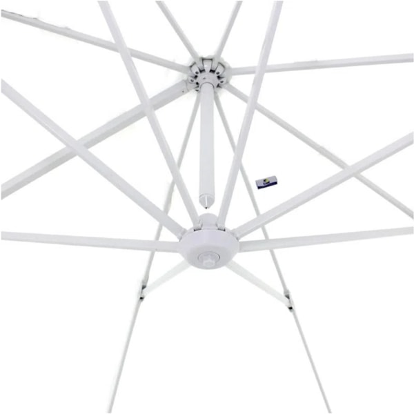 Ombrellone Suspenso Ravello Alumínio 3x4m Branco + Base de 100 Litros C/Rodas 892201 Bel-1512b705-2966-4f3f-8f93-4b50806aca4e