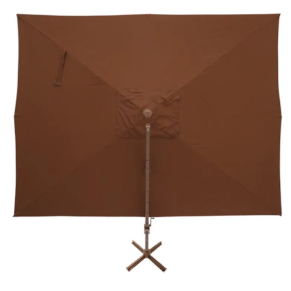 Ombrellone Suspenso Ravello Alumínio 3x4m Marrom + Base de 100 Litros C/Rodas 892212 Bel-e72500bd-05e2-436c-8406-b783f3172b52