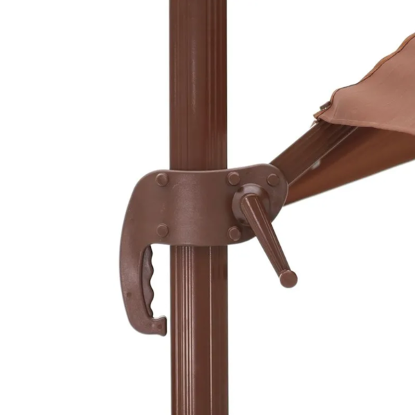 Ombrellone Suspenso Ravello Alumínio 3x4m Marrom + Base de 100 Litros C/Rodas 892212 Bel-4300bd2c-4bea-4e06-8e1c-24127fd680b6