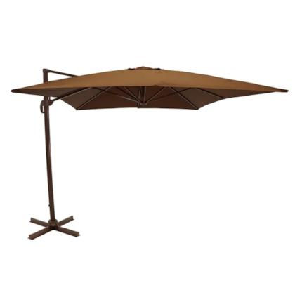 Ombrellone Suspenso Ravello Alumínio 3x4m Marrom + Base de 100 Litros C/Rodas 892212 Bel-7dbdab35-634e-49e5-8d27-a6273051bb3f