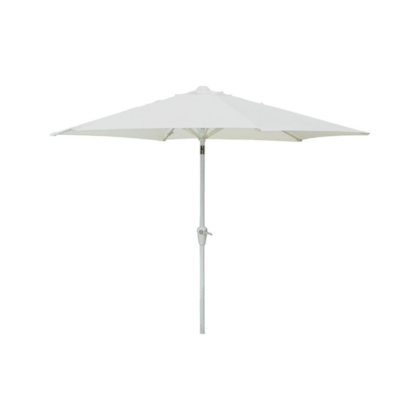 Ombrelone Milano 250 em Alumínio e Poliéster PVC Sem Base Branco Nautika-42268b2f-d63b-4baf-9ccc-14f3079d8b7c