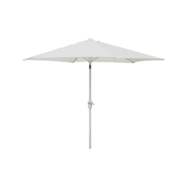 Ombrelone Milano 250 em Alumínio e Poliéster PVC Sem Base Branco Nautika-e779eb18-f2d2-4a4d-80b8-64d4fb49b33e