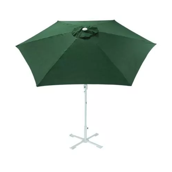 Ombrelone Milano 250 em Alumínio e Poliéster PVC Sem Base Verde Nautika -774ca60c-05df-4028-9a11-e92b0e7ef8d7