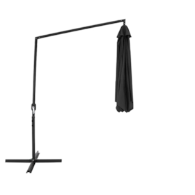 Ombrelone Suspenso Veneza 3,00m Preto 832007 Belfix