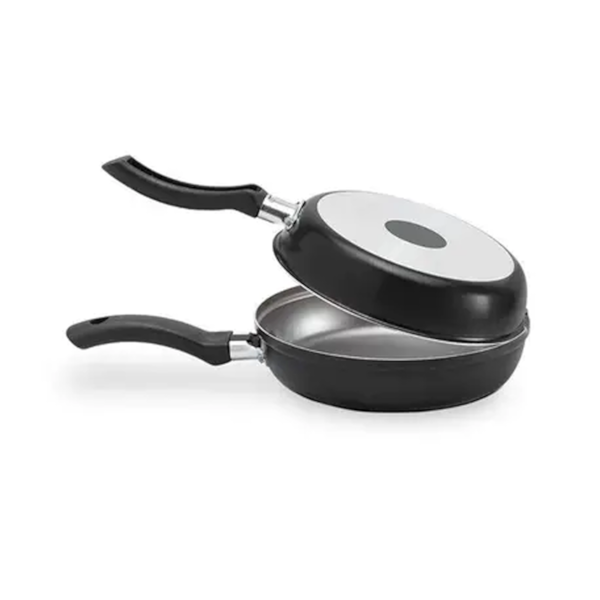 Omeleteira Antiaderente Pro Flon Ebony em Alumínio 0,4L 14cm x 7cm 7190470 Preta Brinox -3cb5c770-e71d-4456-8a2c-c1efbcec71b3
