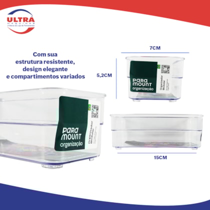 Organizador de Gavetas Modular Diamond 15x7,5,2cm 934 Paramount-e781dfce-87a7-4763-93b5-7169363e3a04
