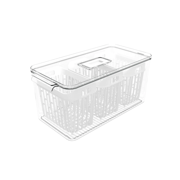 Organizador de Geladeira 3 Cestos Dry 6LT 101863009 Coza -13f4d610-78cb-450e-9d7a-f6241272691c