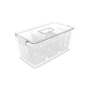 Organizador de Geladeira 3 Cestos Dry 6LT 101863009 Coza