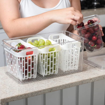 Organizador de Geladeira 3 Cestos Dry 6LT 101863009 Coza -133ccaca-300d-4c3a-99ef-d17adc3155f0