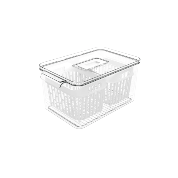 Organizador geladeira 2 cestos cristal dry 10187/3009 Coza-8303a0f1-b5f3-472d-96dd-39a5837d3e60