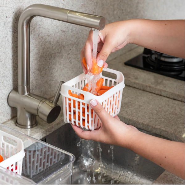 Organizador geladeira 2 cestos cristal dry 10187/3009 Coza-c36d9b76-f066-43f8-9bd3-23e6f775f3cb