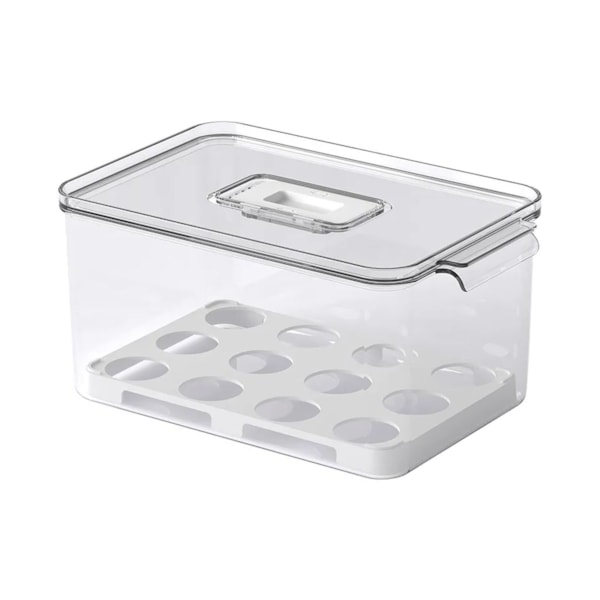 Organizador Para Ovos Dry Cristal Com Tampa Até 24un. Branco 10198/3009 Coza-39add28b-a0ef-4185-889a-7a266b28984e