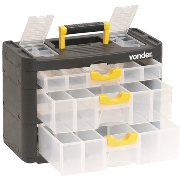 Organizador Plástico com 3 gavetas OPV 0400 Vonder-1bc6d8cb-96e2-4d84-8c7f-b29e8ef0503f
