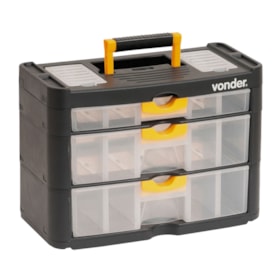 Organizador Plástico com 3 gavetas OPV 0400 Vonder