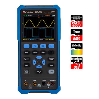Osciloscópio Digital LCD 3,5