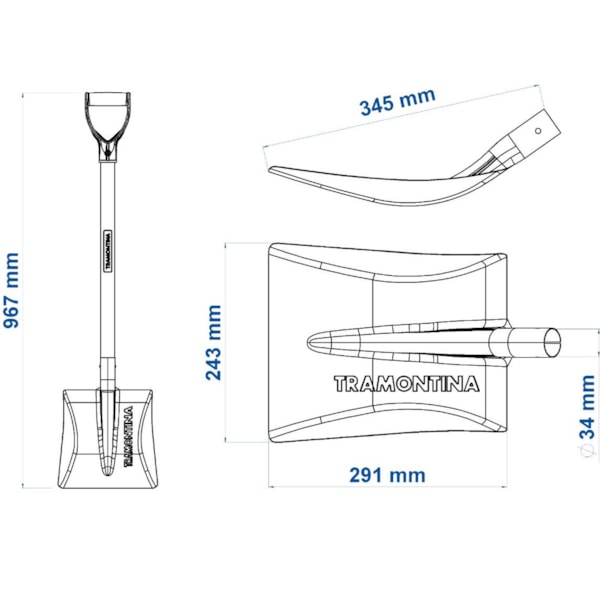 Pá Quadrada com Cabo 71cm Tramontina-755defb0-5786-455f-ad83-fbbe54acff38