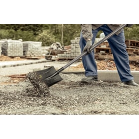 Pá Quadrada Tramontina com Cabo Metálico 120 cm 77464/934 Tramontina