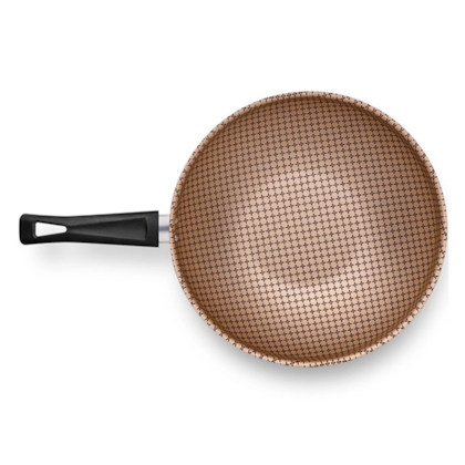 Panela Antiaderente Wok Flora Cereja N°28  4,3L 8905 MTA-8ce08014-4a92-4963-a810-77537377c91f